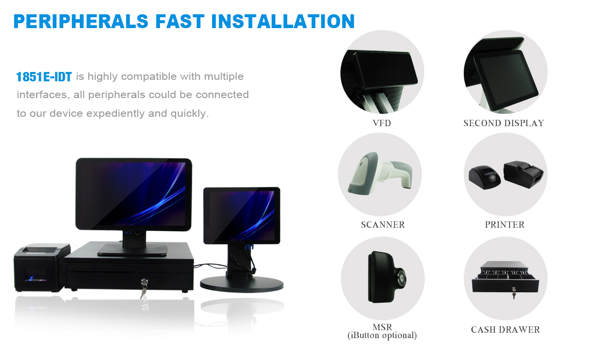 18.5 inch POS touch all in one-2