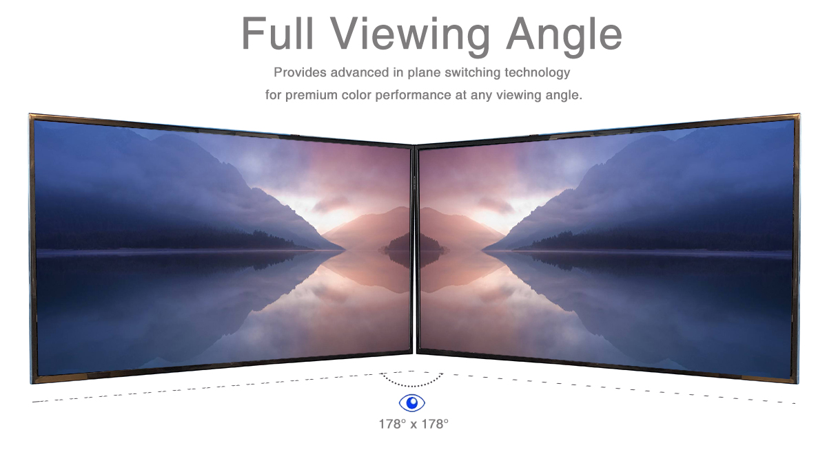 full viewing angle
