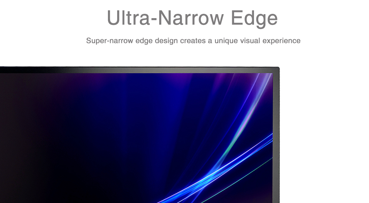 ultra-narrow edge